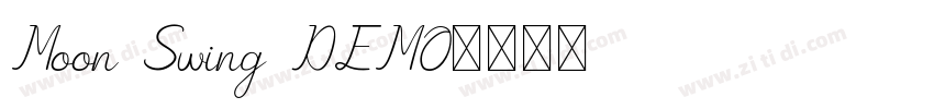Moon Swing DEMO字体转换